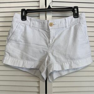 White cotton shorts